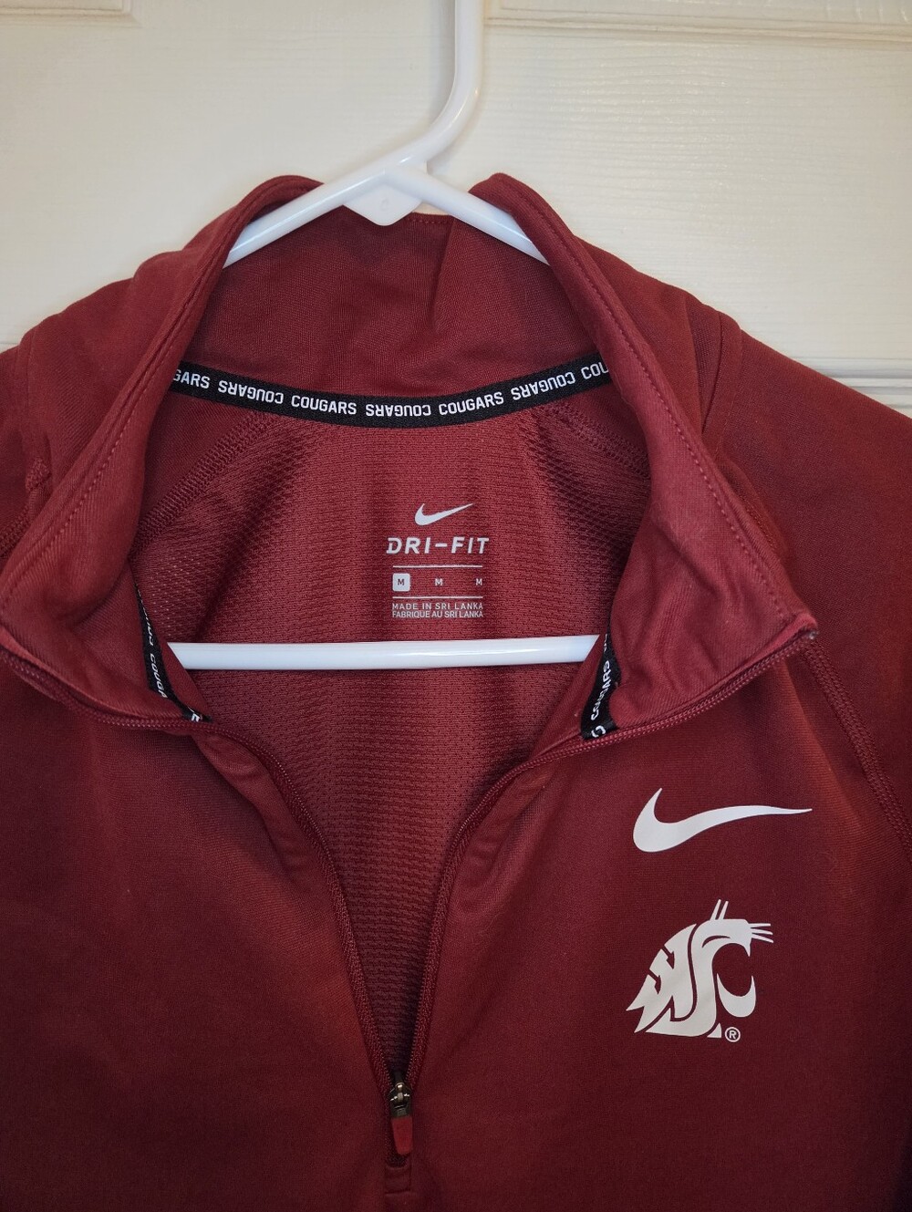 Nike Dri-Fit Womens Washington State University Quarter-Zip Pullover - Picture 5 of 8
